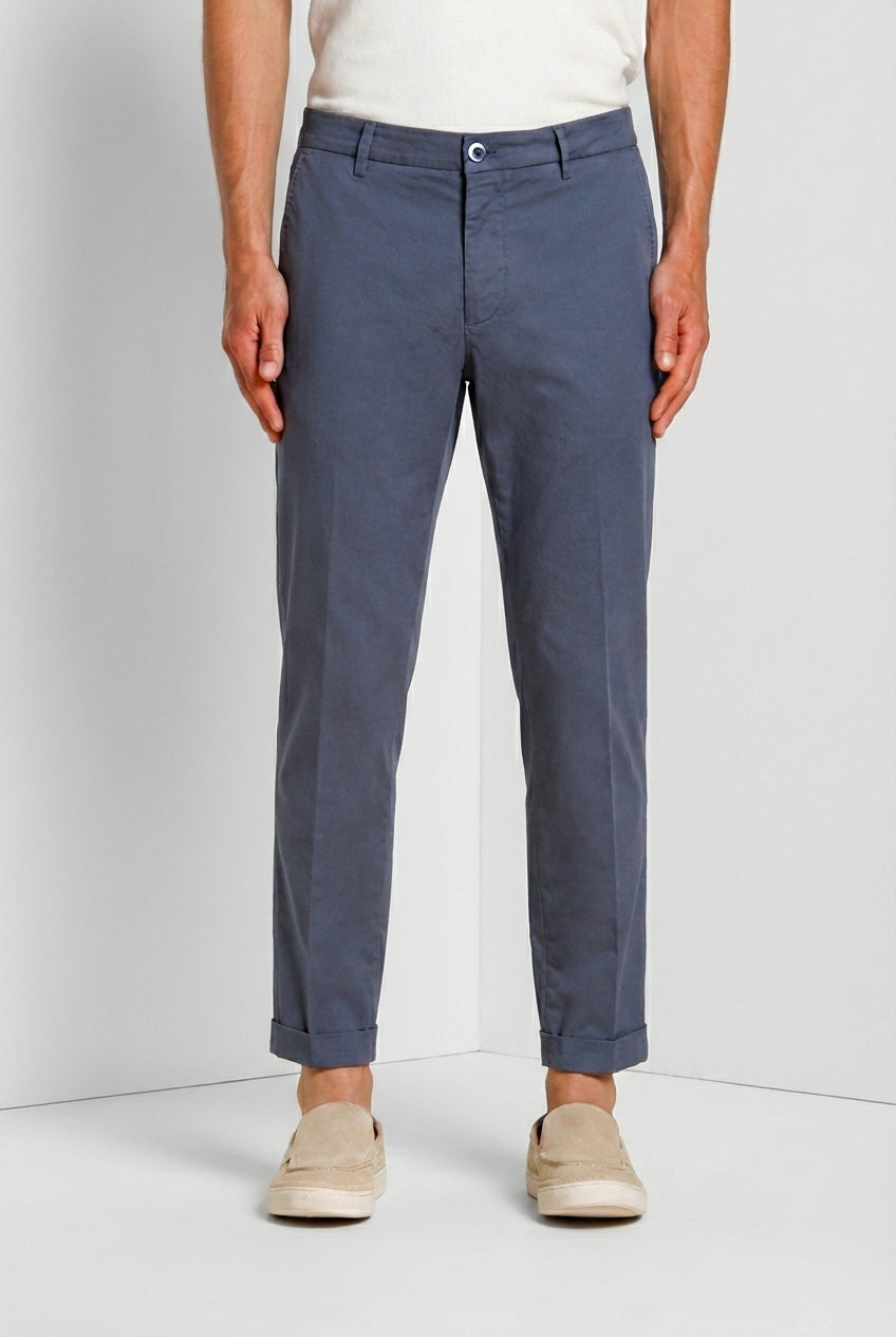 Milano Herren Chino Hose aus Stretch-Gabardine extra slim fit ①