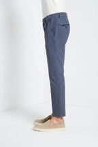Milano pantalon chino homme en gabardine stretch extra slim fit ①