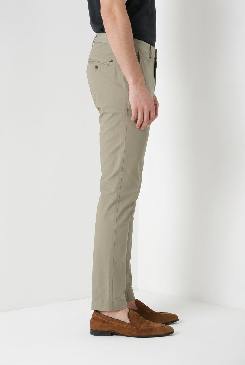 Milano Hose Chino Herren aus Gabardine Stretch extra slim fit ①