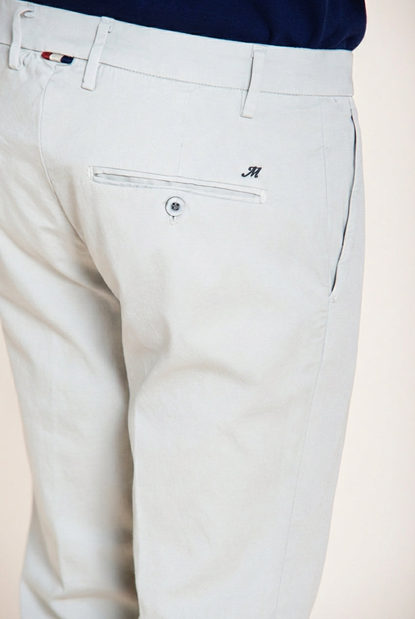 Milano men's chino pants in stretch gabardine extra slim fit ①