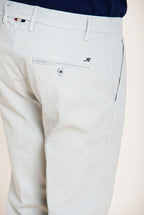 Milano men's chino pants in stretch gabardine extra slim fit ①