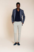 Milano men's chino pants in stretch gabardine extra slim fit ①