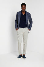 Milano men's chino pants in stretch gabardine extra slim fit ①