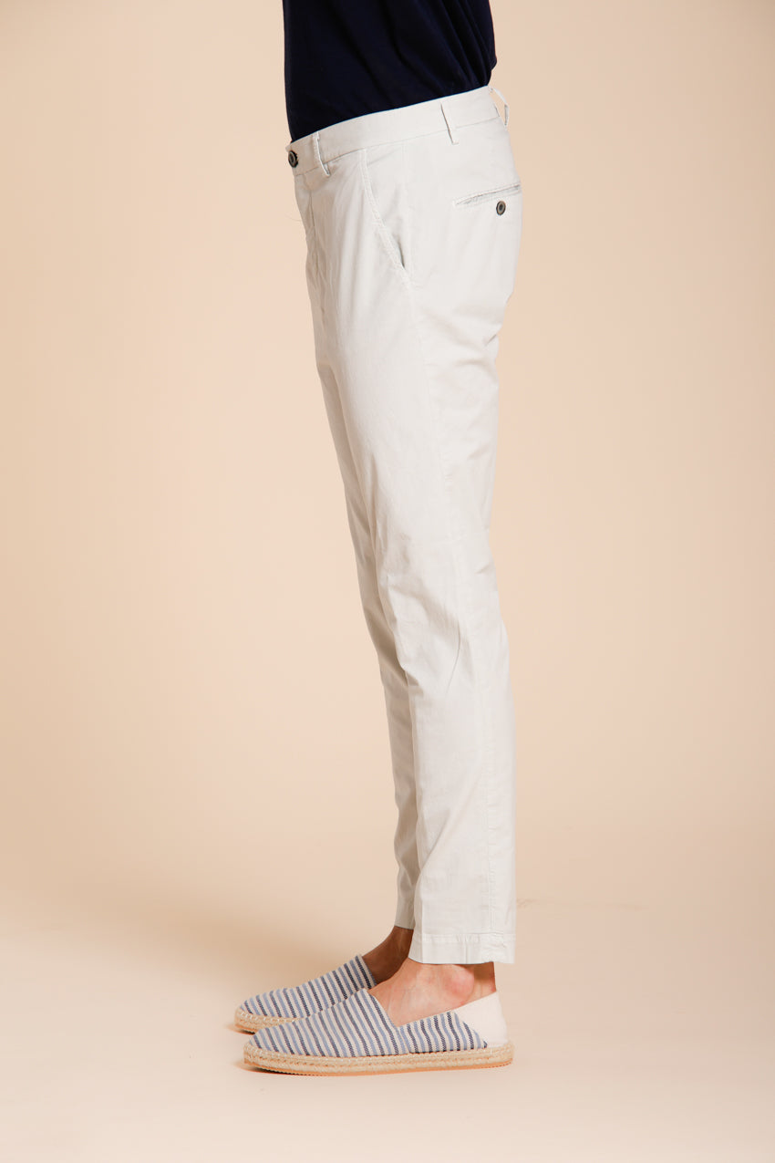 Milano men's chino pants stretch gabardine extra slim fit ①