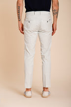 Milano men's chino pants stretch gabardine extra slim fit ①