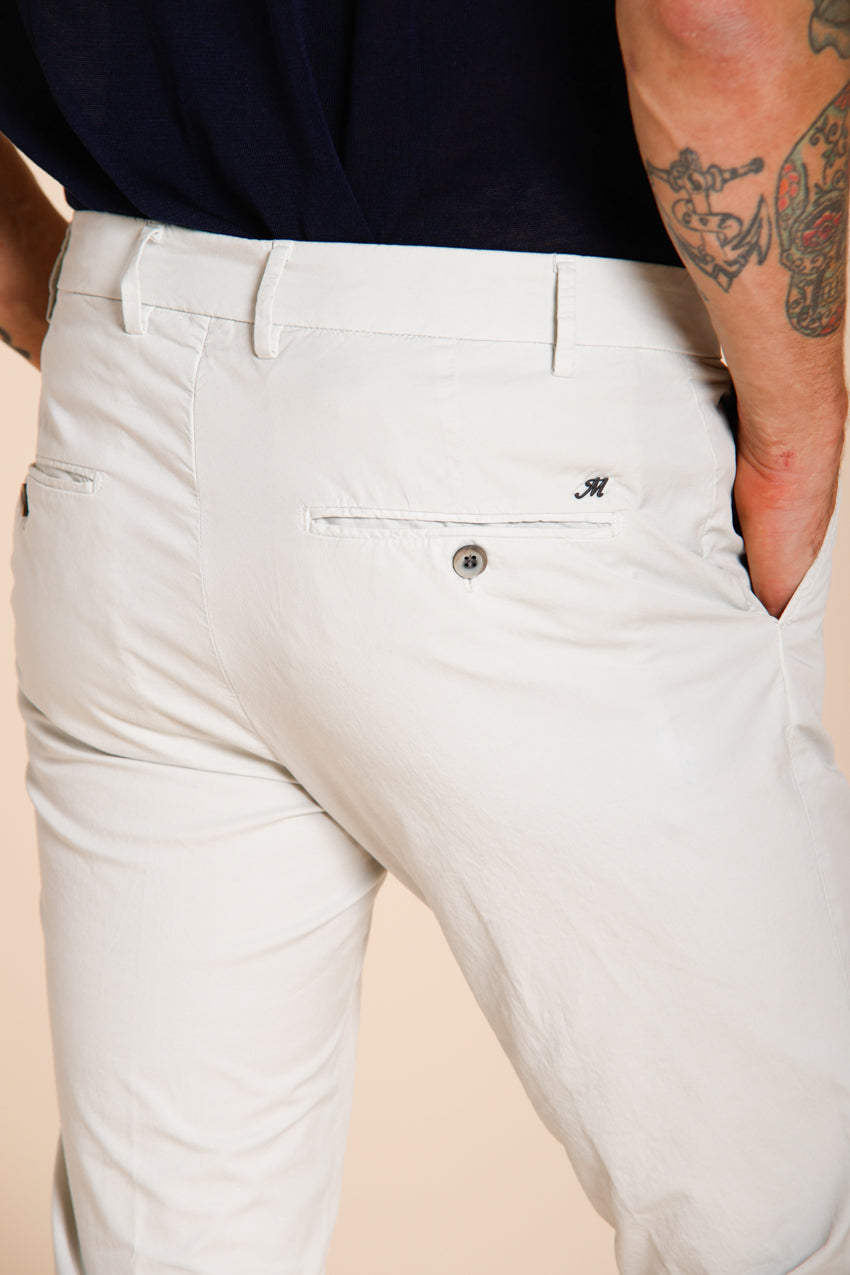 Milano men's chino pants stretch gabardine extra slim fit ①
