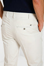 Milano men's chino pants stretch gabardine extra slim fit ①