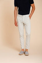 Milano men's chino pants stretch gabardine extra slim fit ①