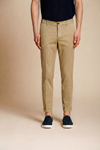 Milano men's chino pants in stretch gabardine extra slim fit ①