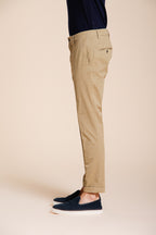 Milano men's chino pants in stretch gabardine extra slim fit ①