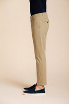 Milano men's chino pants in stretch gabardine extra slim fit ①
