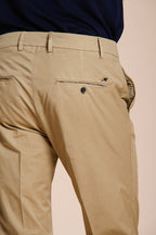 Milano men's chino pants in stretch gabardine extra slim fit ①