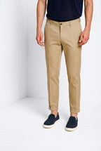 Milano men's chino pants in stretch gabardine extra slim fit ①