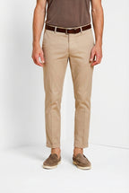Milano men's chino pants in stretch gabardine extra slim fit ①