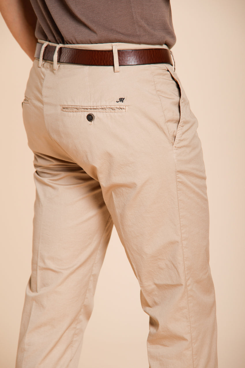 Milano men's chino pants in stretch gabardine extra slim fit ①