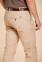 Milano men's chino pants in stretch gabardine extra slim fit ①