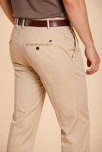 Milano men's chino pants in stretch gabardine extra slim fit ①