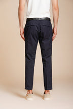 Milano pantalon chino homme en gabardine stretch extra slim fit ①