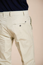 Milano Hose Chino Herren aus Gabardine Stretch extra slim fit ①
