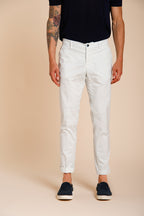 Milano men's chino pants in stretch gabardine extra slim fit ①
