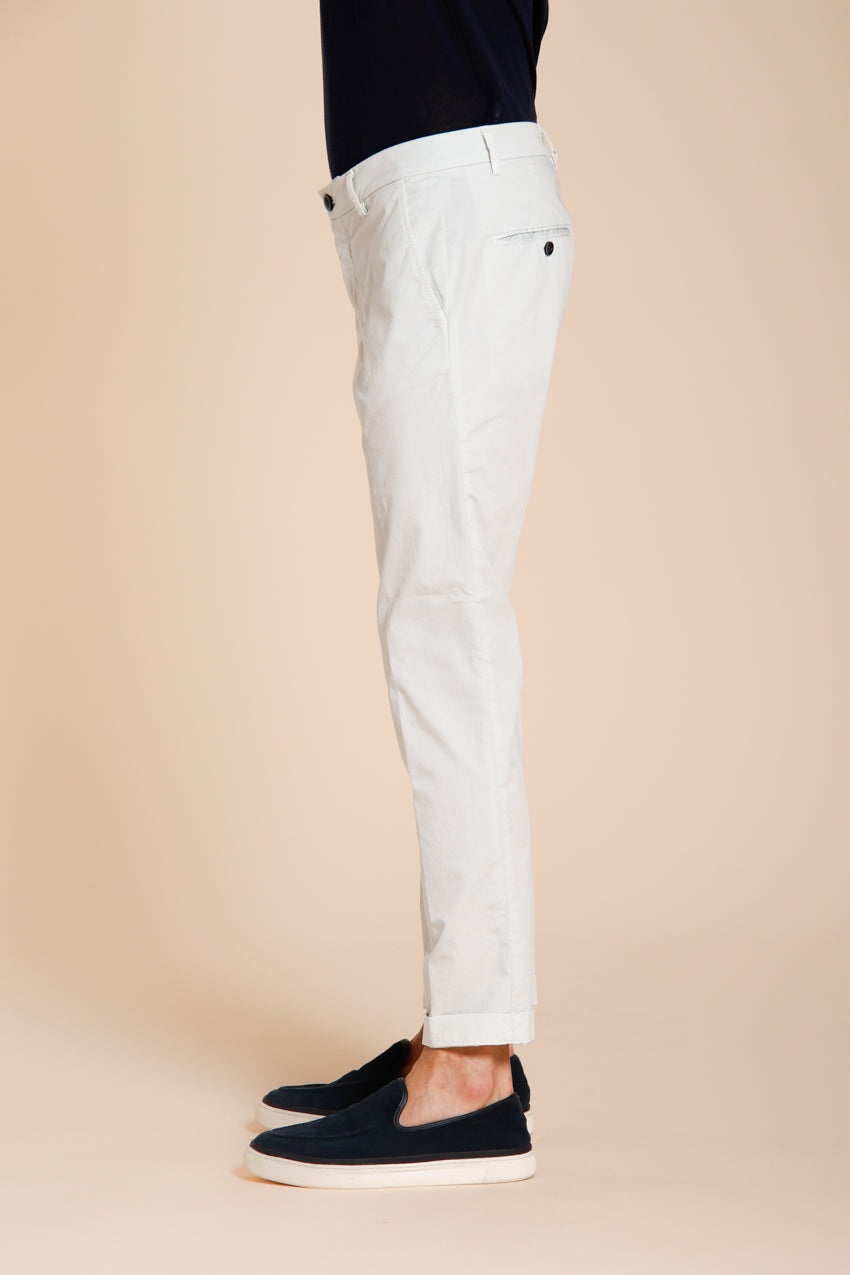 Milano men's chino pants in stretch gabardine extra slim fit ①