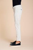 Milano men's chino pants in stretch gabardine extra slim fit ①
