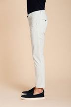 Milano men's chino pants in stretch gabardine extra slim fit ①