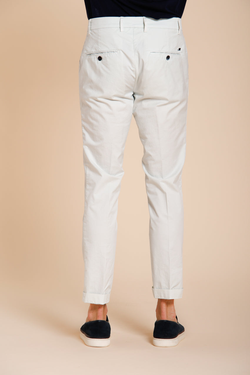 Milano men's chino pants in stretch gabardine extra slim fit ①