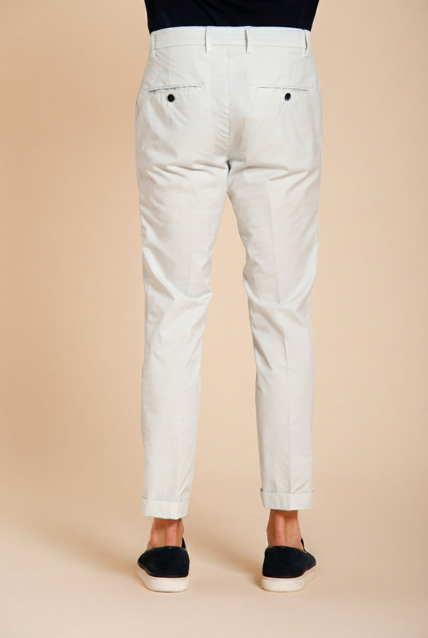 Milano men's chino pants in stretch gabardine extra slim fit ①