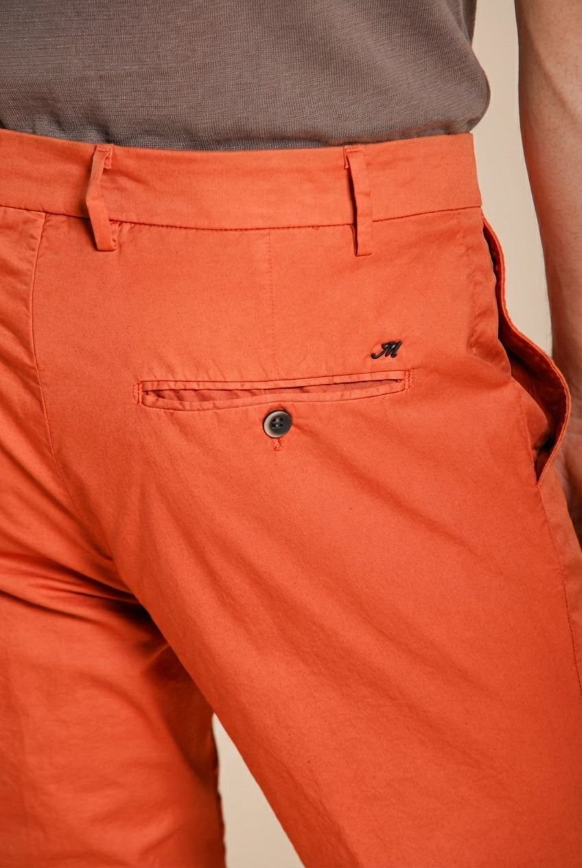 Milano men's chino pants in stretch gabardine extra slim fit ①