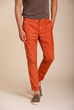 Milano men's chino pants in stretch gabardine extra slim fit ①
