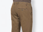 Milano chino pants for men in stretch gabardine, extra slim fit ①