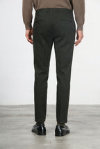 Milano men’s chino pants in stretch gabardine, extra slim fit ①
