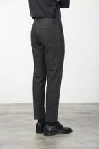 Milano chino pants for men in stretch gabardine, extra slim fit ①