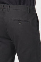 Milano chino pants for men in stretch gabardine, extra slim fit ①
