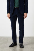 Milano pantalon chino homme en velours côtelé 500 raies, extra slim fit ①