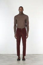 Milano Chinohose für Herren aus 500-Rippen-Samt mit extra slim fit ①
