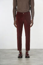 Milano Chinohose für Herren aus 500-Rippen-Samt mit extra slim fit ①
