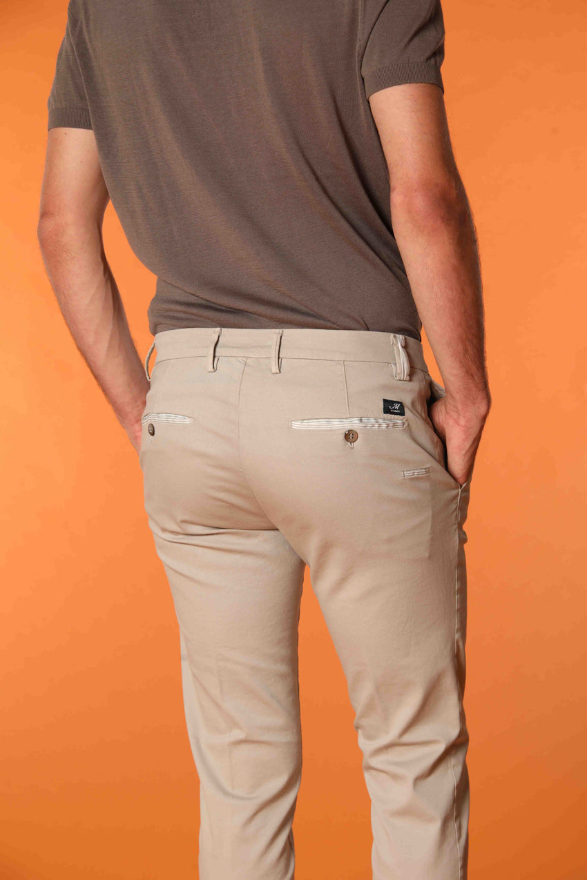 Forte Dei Marmi stripes men's chino pants in fine tricot extra slim fit