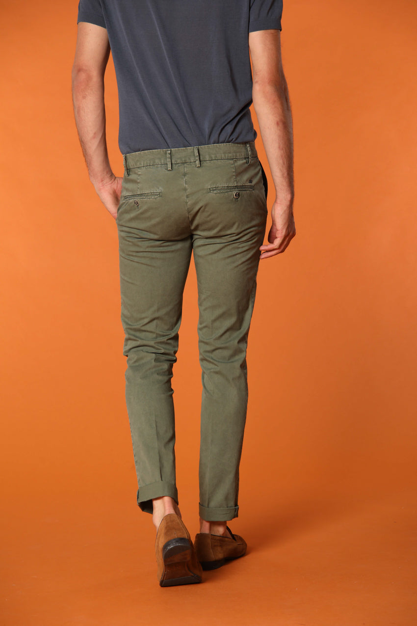 Milano Essential men's chino pants in stretch twill extra slim fit