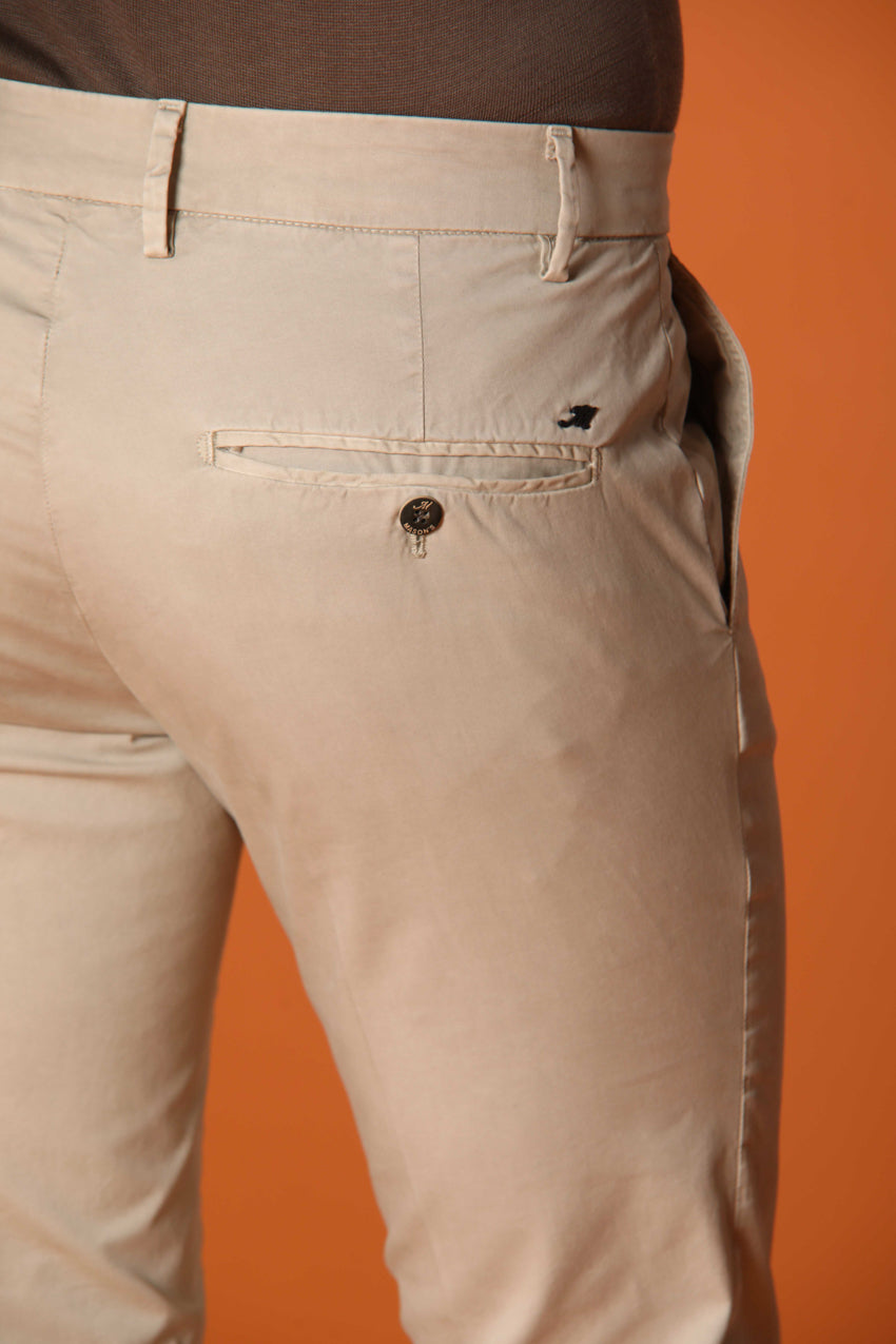 Milano Essential Pantalon chino homme en coton pima twill stretch extra slim fit  