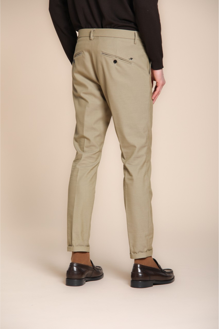 Osaka pantalon chino homme en coton laine carrot fit