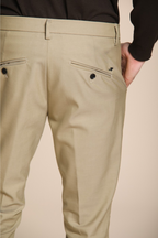 Osaka pantalon chino homme en coton laine carrot fit
