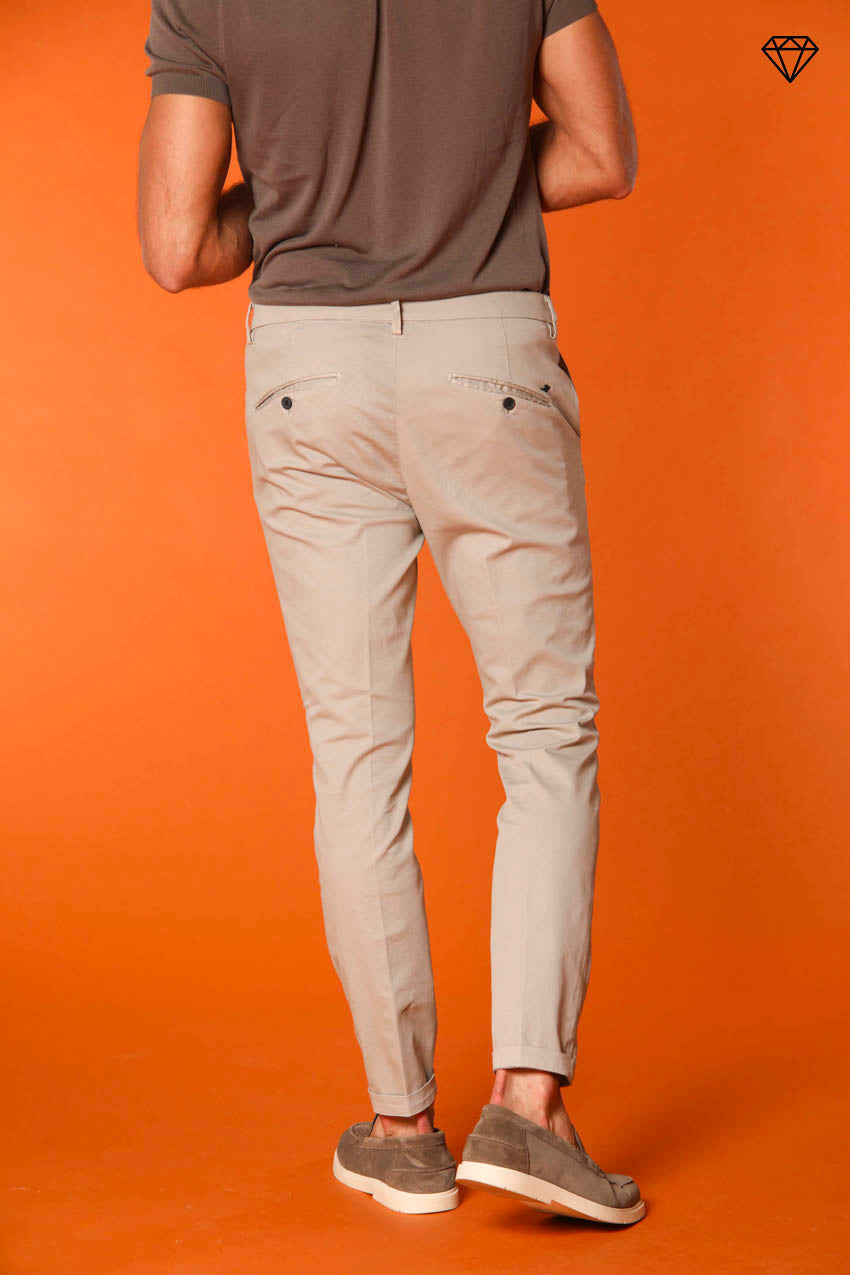 Osaka pantalon chino homme coton et tencel carrot fit ①