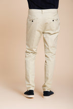 Osaka men's chino pants in fine cotton and lyocell tricotine carrot fit