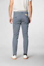 Osaka 1 Pinces pantaloni chino uomo in cotone lana carrot fit