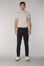 Osaka 1 Pinces pantalon chino homme en coton soie carrot fit