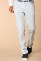  Torino Summer men's chino pants in cotton and lyocell twill slim fit