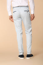  Torino Summer men's chino pants in cotton and lyocell twill slim fit