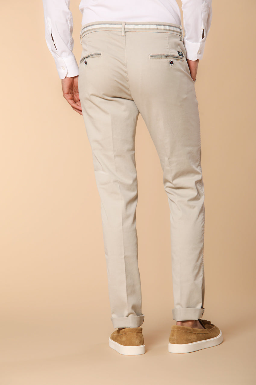 Torino Summer Herren Chino Hose aus Baumwoll- und Lyocell-Twill Slim Fit